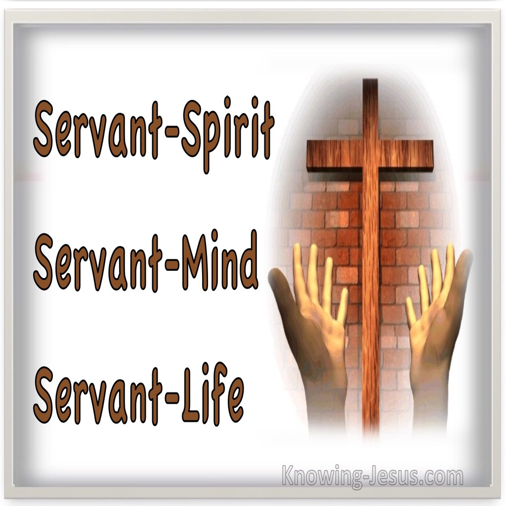 Servant-Spirit, Servant-Mind, Servant-Life (devotional)10-04 (white)